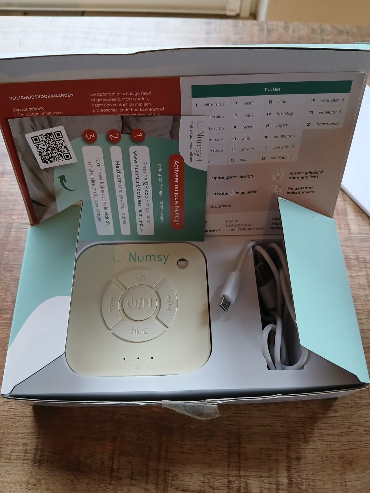 Numsy White Noise Original 3.0 Slaaptrainer Baby, Ophalen of Verzenden, Zo goed als nieuw, Minder dan 100 meter