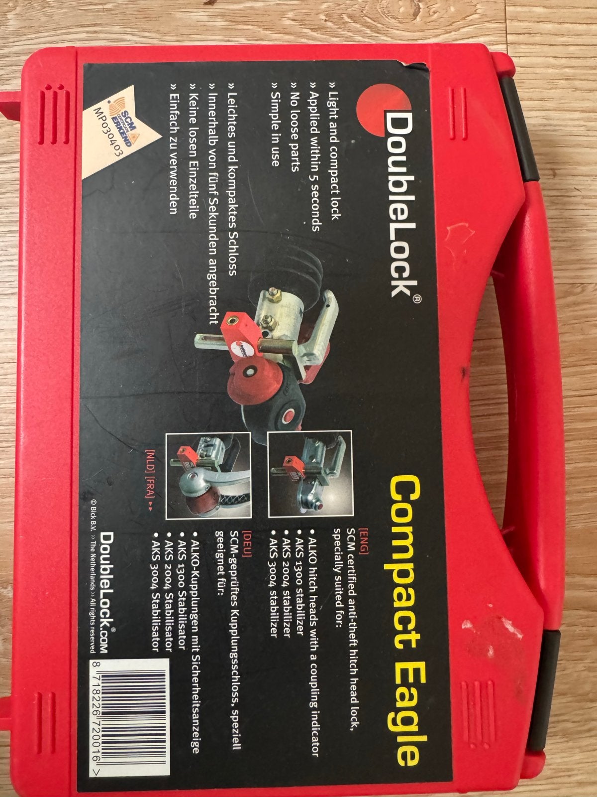 Dissel slot SCM gekeurd: DoubleLock Compact Eagle, Ophalen of Verzenden, Gebruikt