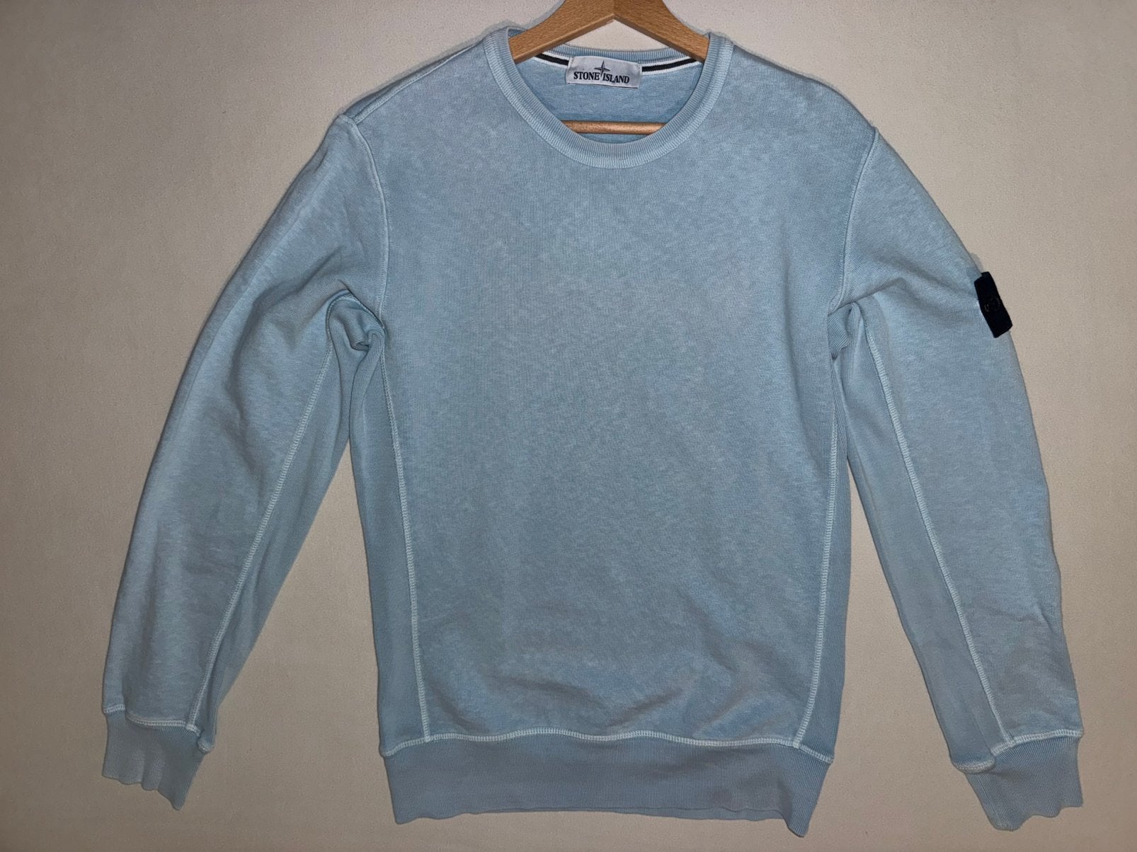 Stone Island Crew Neck T.C. Old Ocean, Ophalen of Verzenden, Zo goed als nieuw, Maat 48/50 (M), Blauw