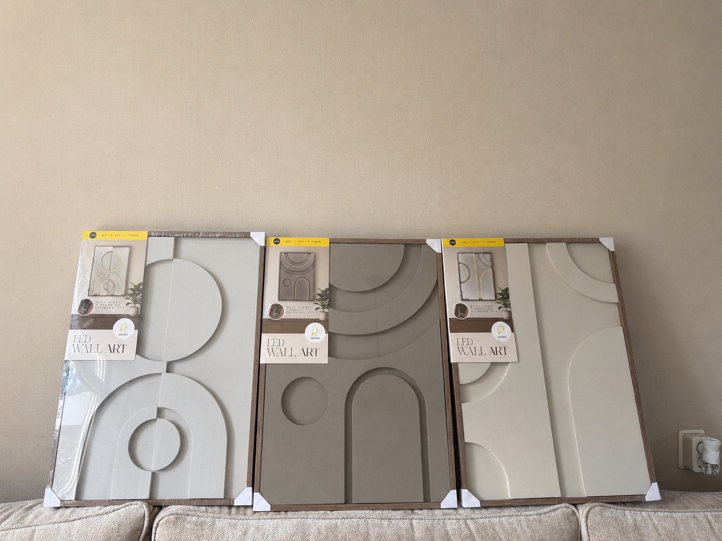 Action led wall art wand decoratie nieuw, Nieuw, Wandbord of Wandpaneel, Kunststof, Modern