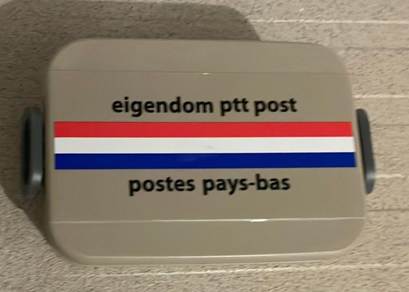 PTT post kunchtrommel box, Verzamelen, Ophalen of Verzenden, Zo goed als nieuw