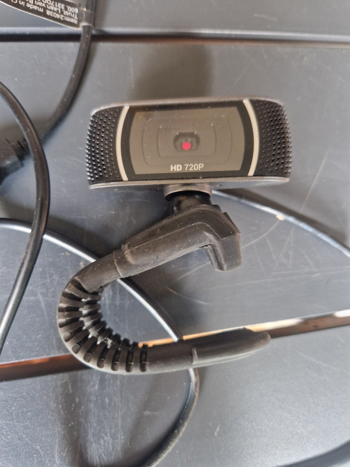 HD 720P Webcam met Microfoon - Ideaal voor Videobellen, Computers en Software, Gebruikt, Onbekend, Ophalen of Verzenden, Monitorclip
