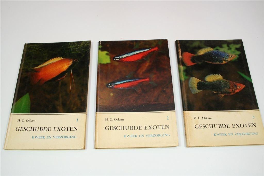 Geschubde Exoten — 3 Delen [Compleet] — H.C. Oskam, Boeken, Ophalen of Verzenden, Gelezen, Vissen