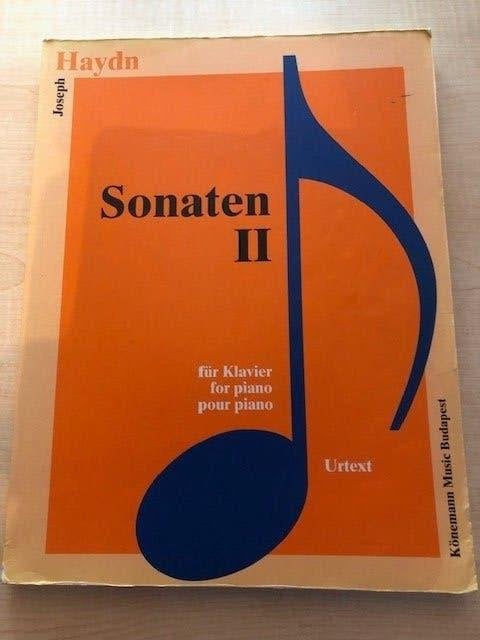 Bladmuziek voor piano - Haydn Sonaten II, Gebruikt, Klassiek, Ophalen of Verzenden, Artiest of Componist