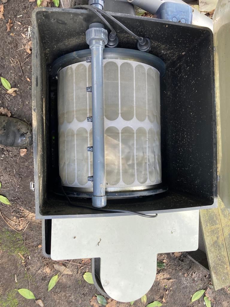 aem drumfilter 15-20m3 vijvers 2 in en 1 uitgang 110mm, Tuin en Terras, Ophalen, Gebruikt, Vijverfilter
