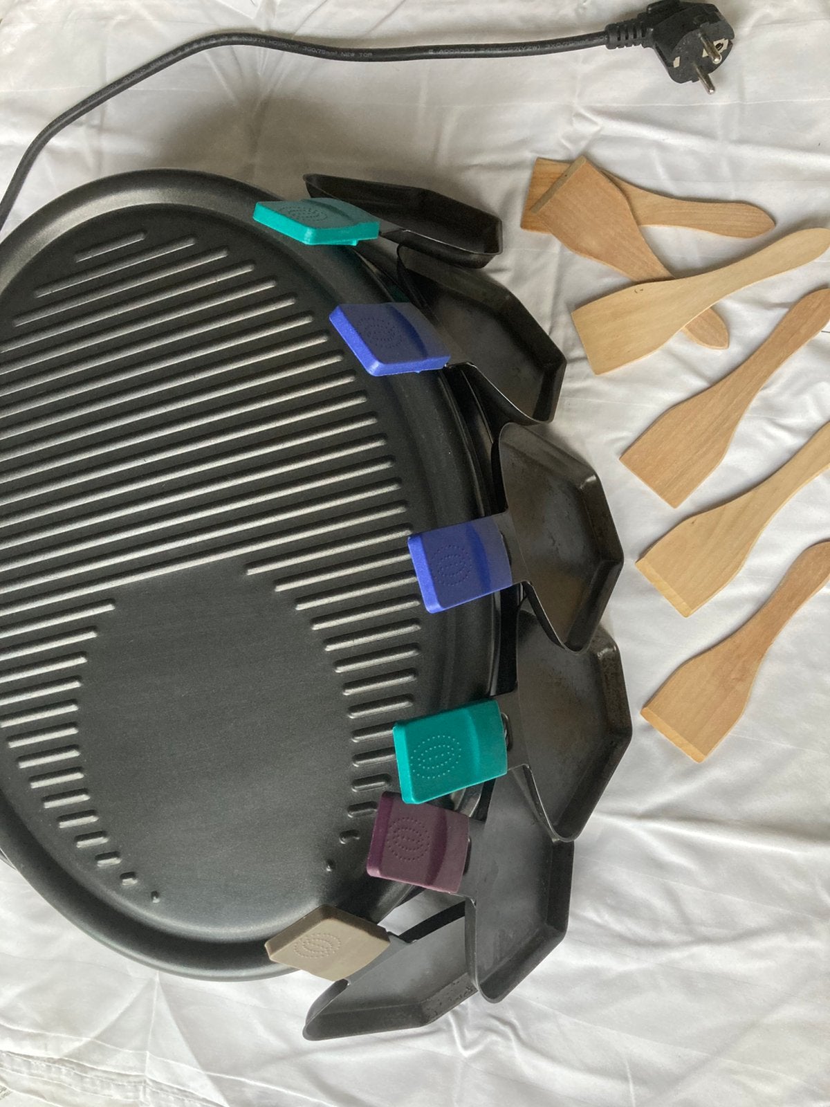 Quigg Gourmette en Raclette set, Ophalen, Zo goed als nieuw, 4 t/m 7 personen