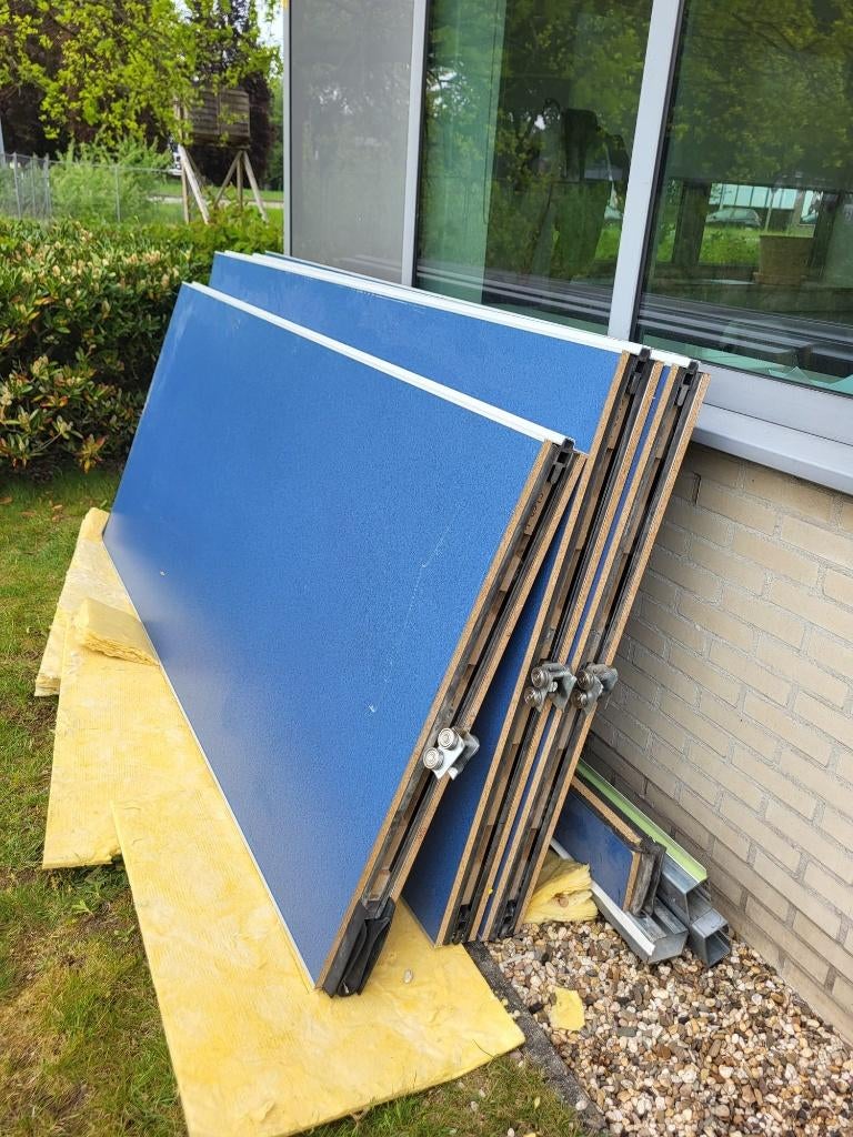 Schuifwand / Paneelwand /systeem wand, Doe-het-zelf en Verbouw, Deuren en Horren, Ophalen, Hout, Binnendeur, Zo goed als nieuw