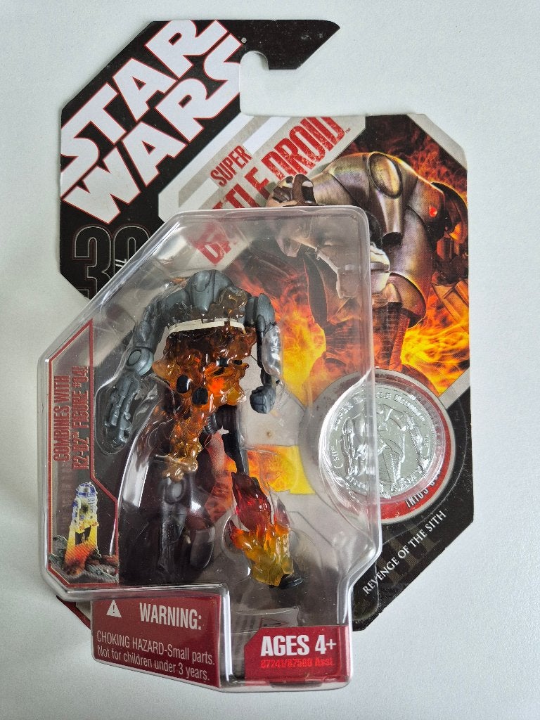 Star Wars TAC 30-08 Super Battle Droid attacked by 2-D2, Ophalen of Verzenden, Nieuw, Actiefiguurtje