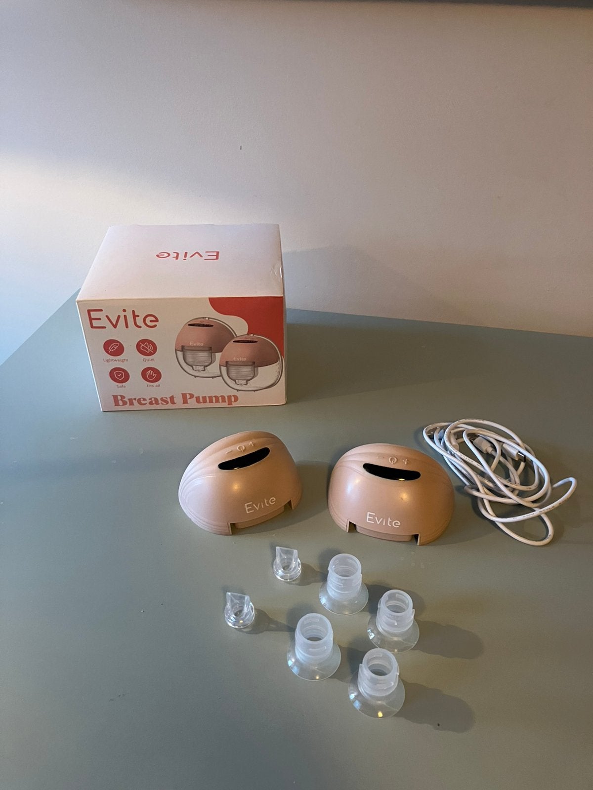Gratis - Evite Slim handsfree borstkolf, Kinderen en Baby's, Babyvoeding en Toebehoren, Ophalen, Gebruikt, Borstkolf, Handsfree