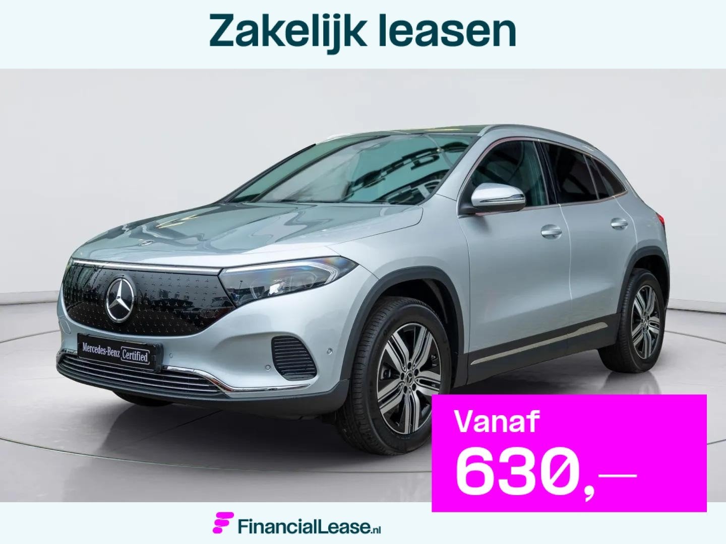 Mercedes-Benz EQA 250+ Business Line Panorama dak, 550 km, Zwart, 435 min, Origineel Nederlands