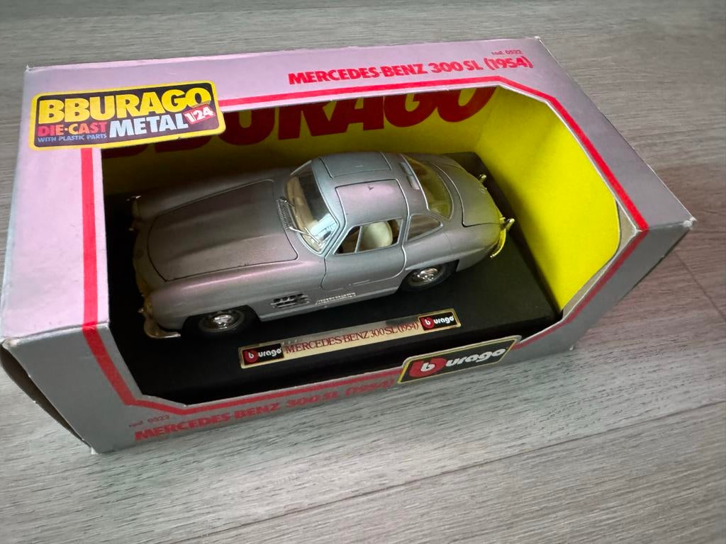 Bburago Mercedes-Benz 300 SL (1954) Die-Cast Model, Hobby en Vrije tijd, Modelauto's | 1:24, Ophalen of Verzenden, Gebruikt, Auto