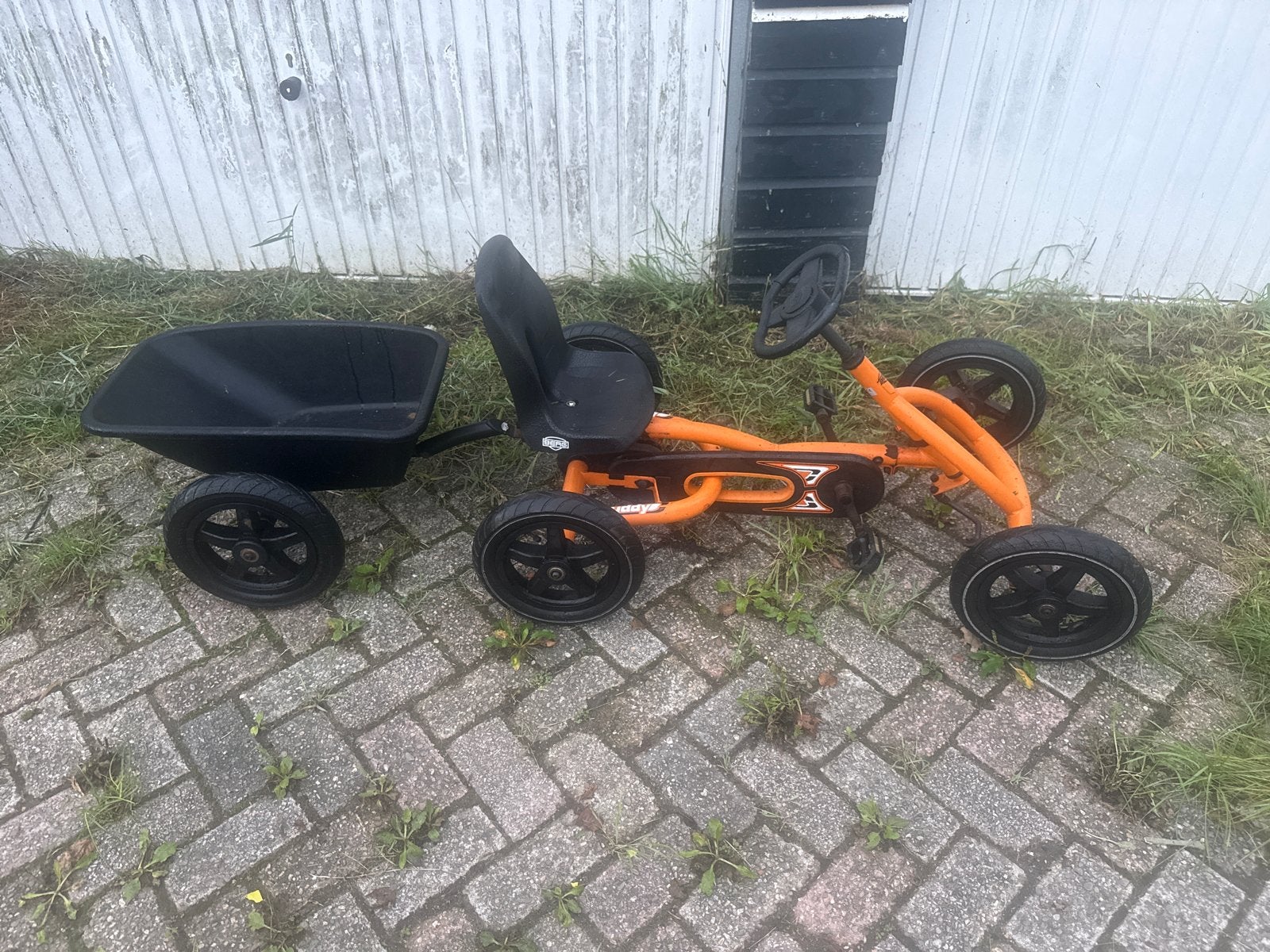 Berg skelter met aanhanger, Ophalen, Gebruikt, Berg, Met kar of aanhanger