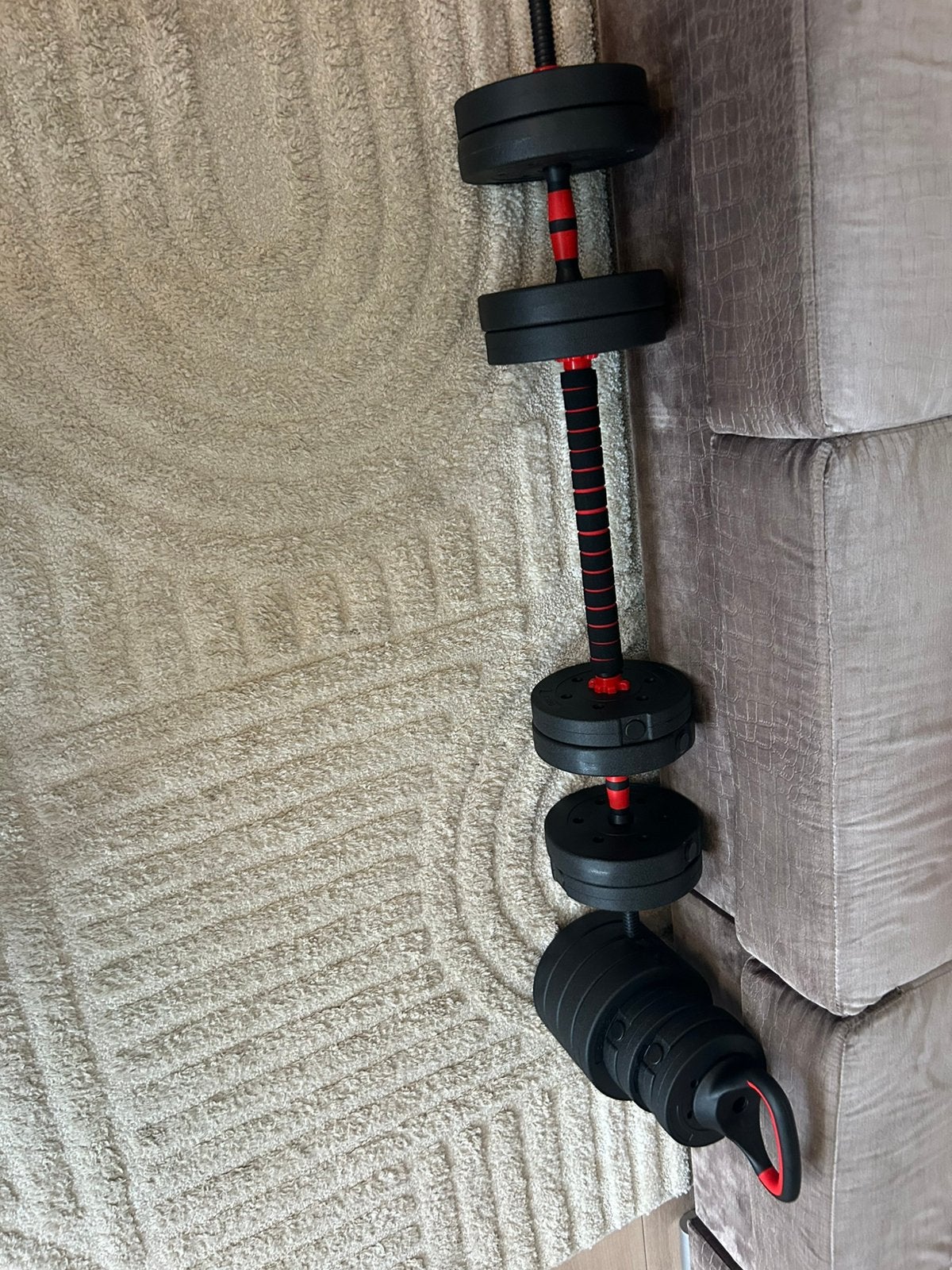 Halterset 40 kg, Ophalen, Zo goed als nieuw, Halterset