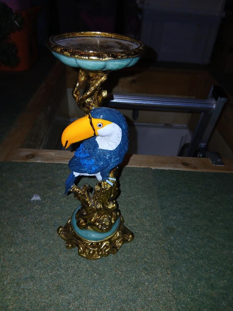 Kandelaar Toekan, Ophalen of Verzenden, Minder dan 25 cm