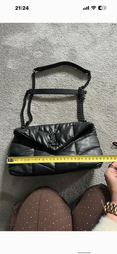 Ysl tas zwart cross body yves saint laurent zwart, Verzenden, Zo goed als nieuw, Zwart, Schoudertasje