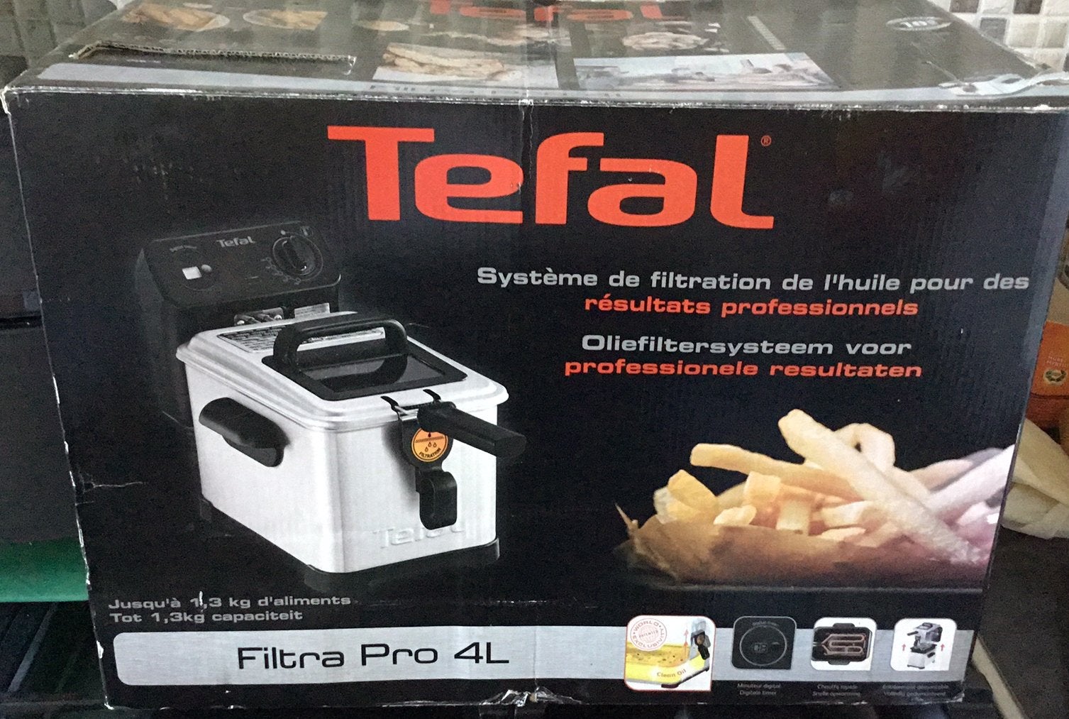 Tefal frituur, Witgoed en Apparatuur, Frituurpannen, 2 tot 3 liter, Ophalen of Verzenden, Nieuw