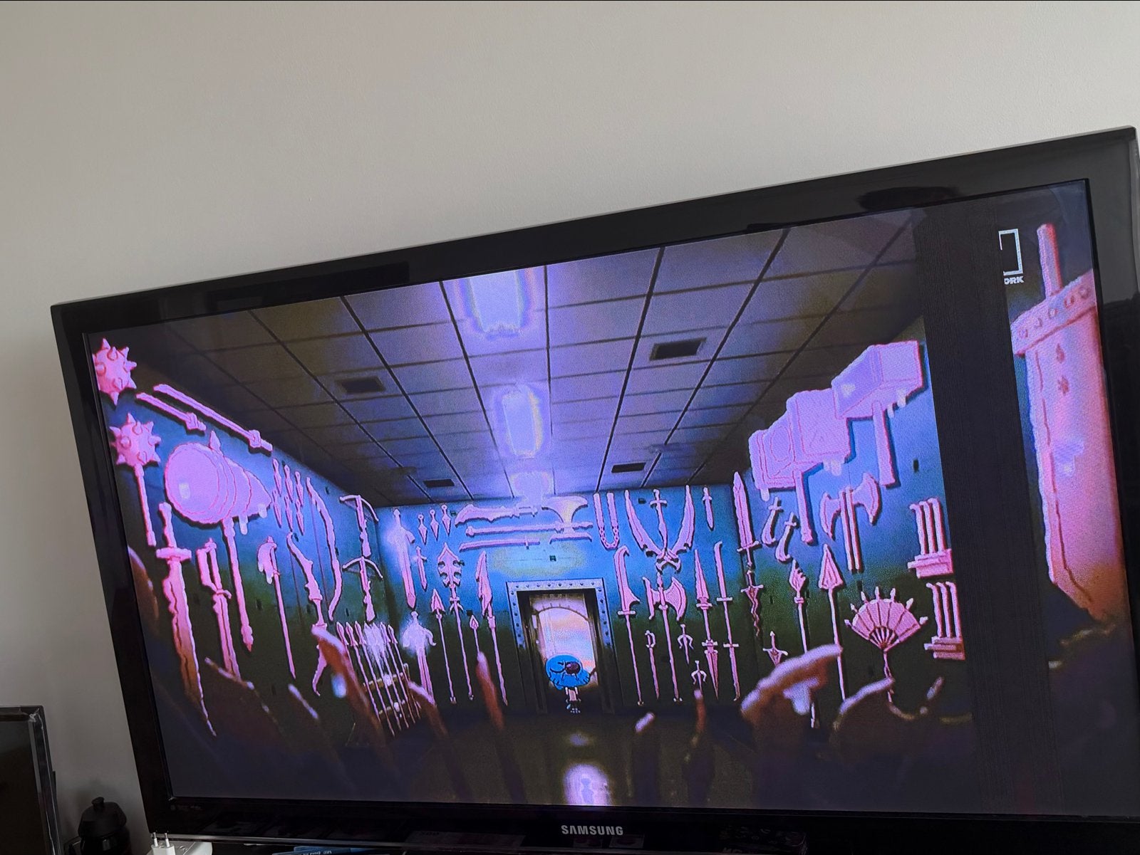 Samsung TV 55 inch - Streep in scherm door verhitting, Ophalen, Niet werkend, 100 cm of meer, Samsung