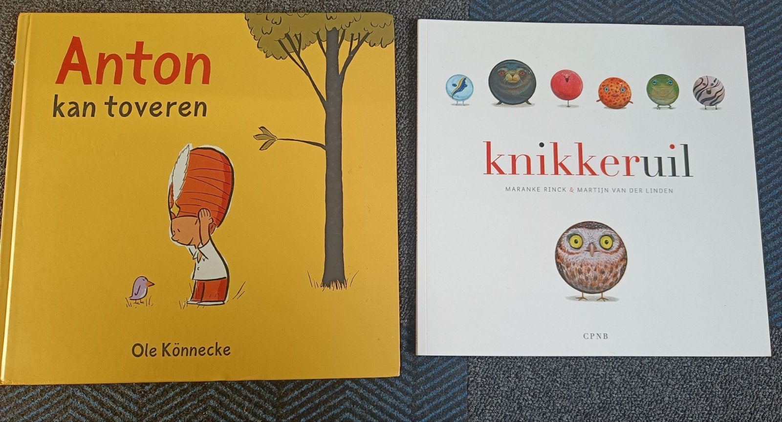 2 kinderboeken: Knibberuil en Anton kan toveren, Boeken, Ophalen of Verzenden