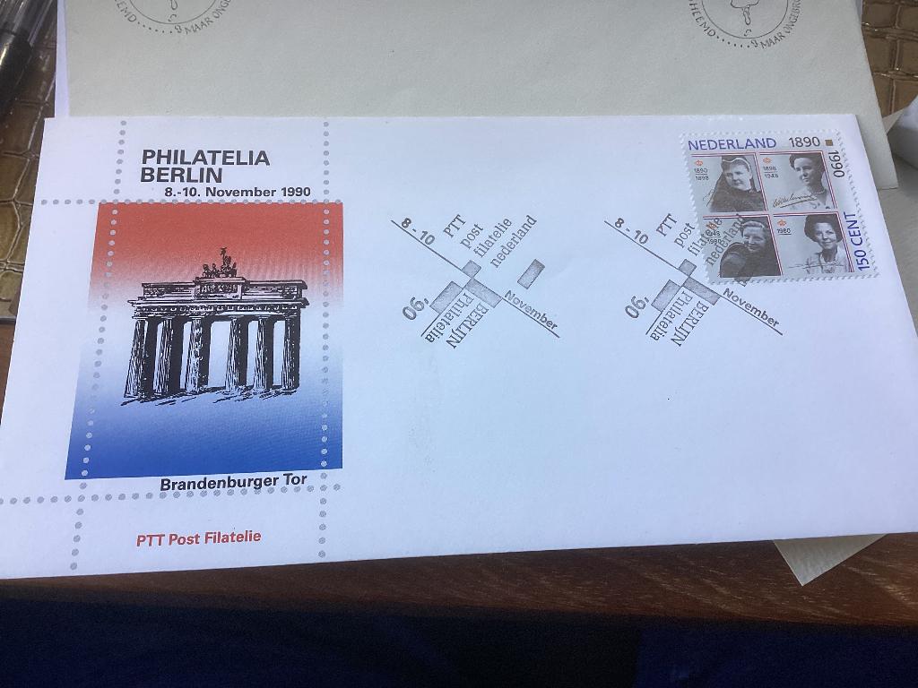 No7907 PTT post Filatelie 8-10 nv. 1990 Heb van Nederland, Postzegels en Munten, Postzegels | Eerstedagenveloppen, Ophalen, Onbeschreven