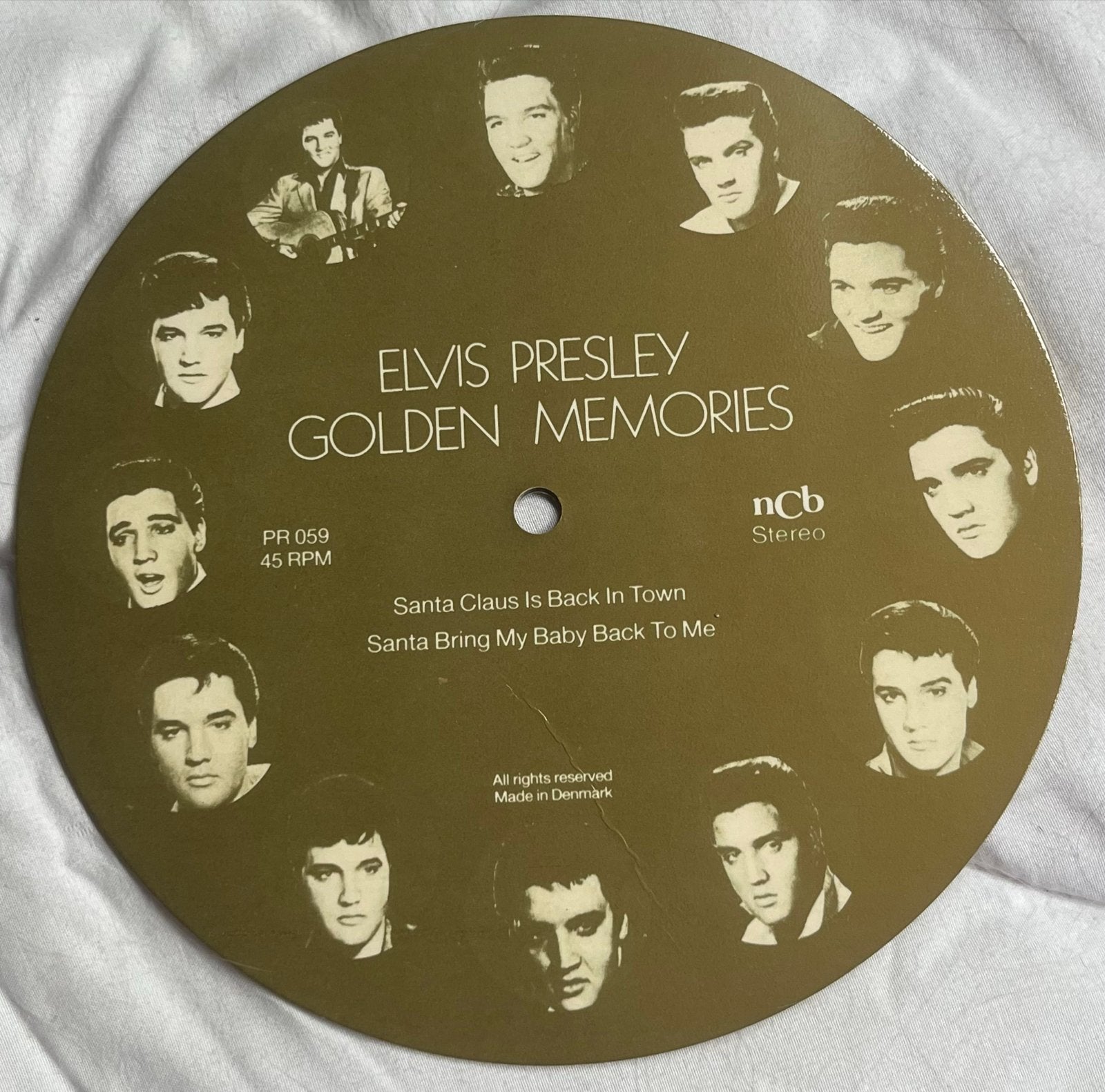 Elvis Presley - Golden Memories Picture Disc (45 RPM), Cd's en Dvd's, Vinyl Singles, Picture disc, Ophalen of Verzenden, Gebruikt