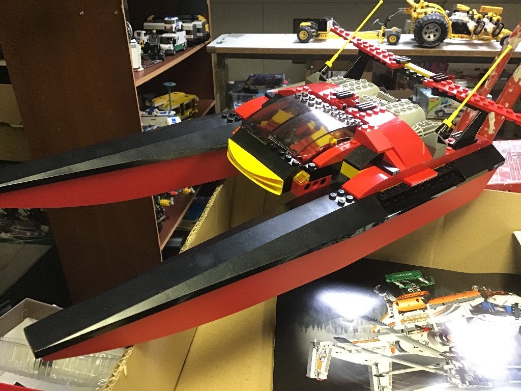 lego speedboot, Ophalen of Verzenden, Gebruikt