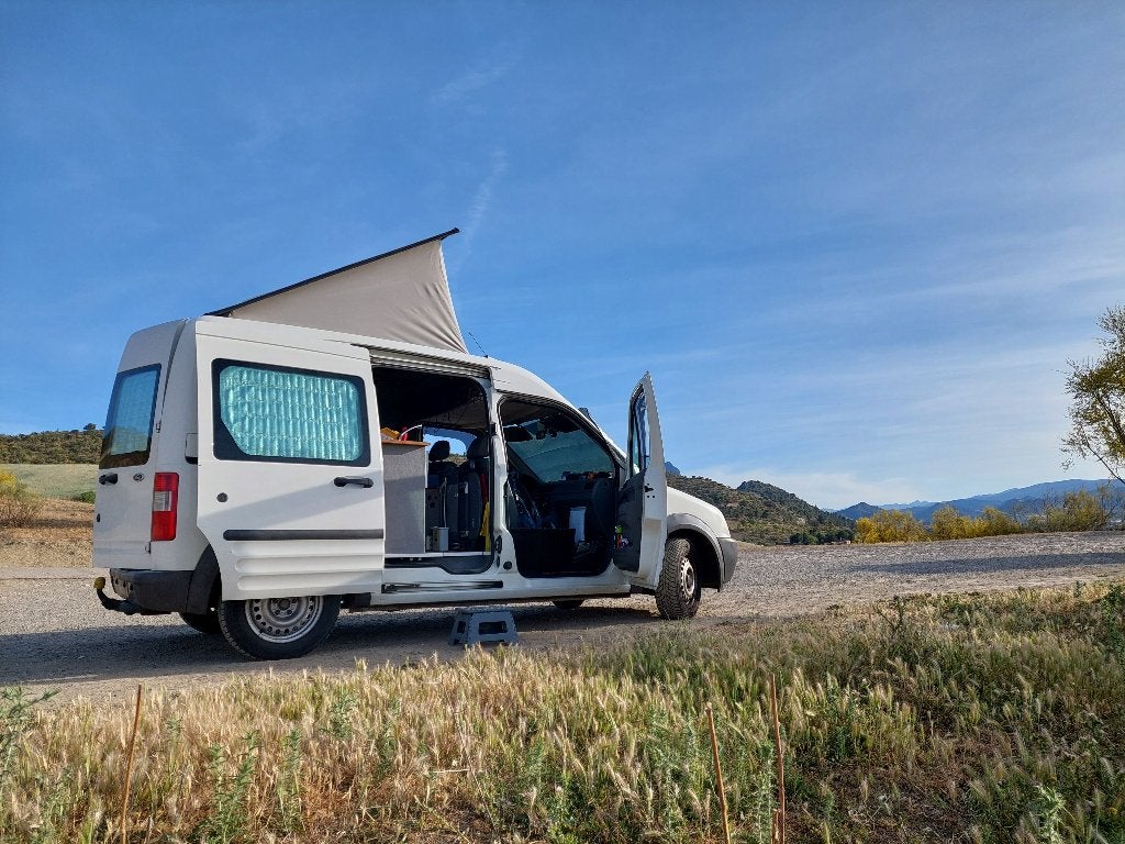Handig Ford Transit mini-campertje, mét airco en apk aug 27!, Caravans en Kamperen, Buscamper of Camperbus, Ford, Airbags, Particulier