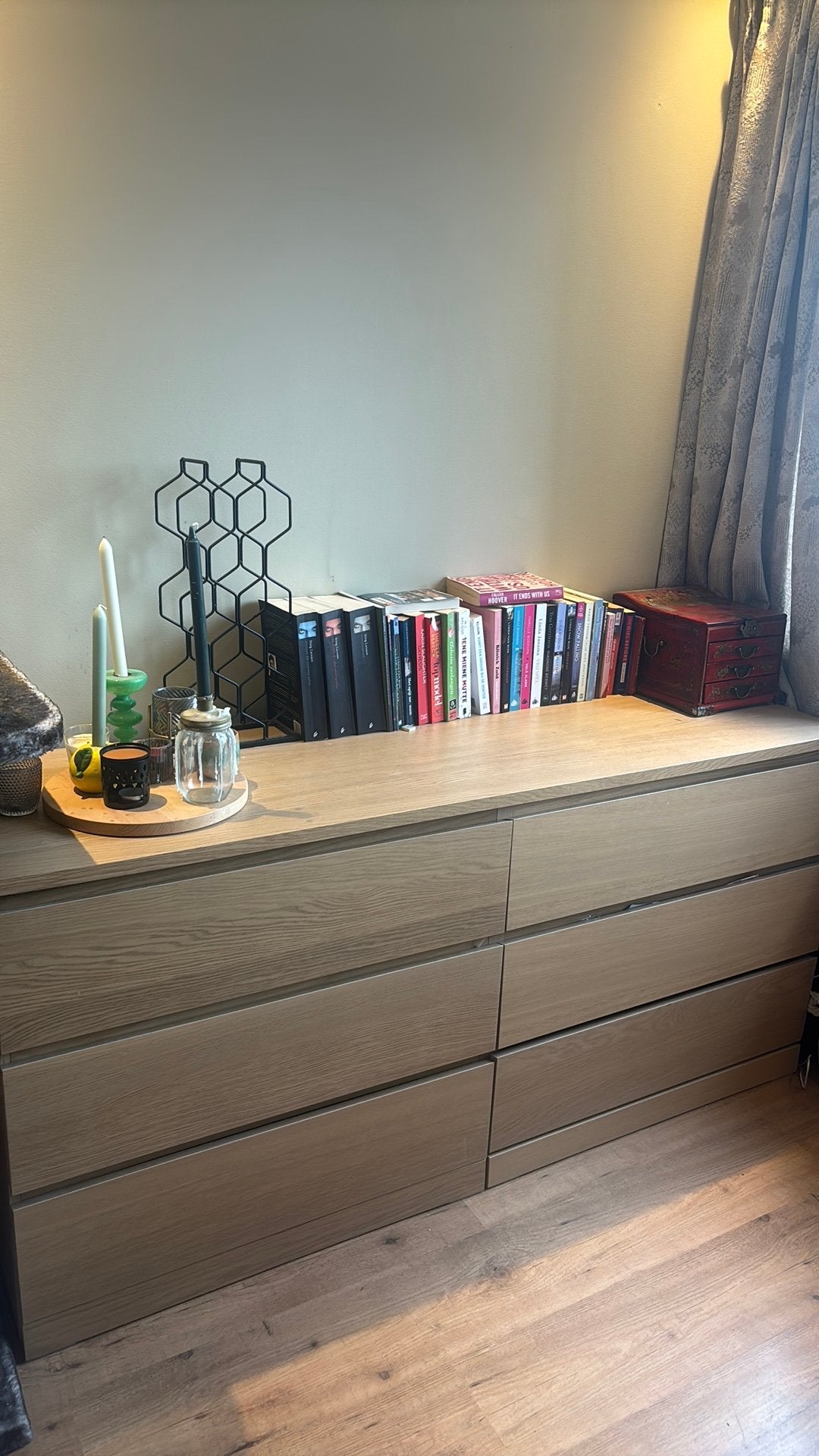 Malm ladekast, Huis en Inrichting, Ophalen, Gebruikt, Tweepersoons
