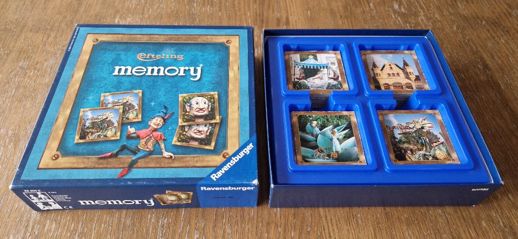 Efteling memory van Ravensburger, Hobby en Vrije tijd, Gezelschapsspellen | Bordspellen, Zo goed als nieuw, Een of twee spelers