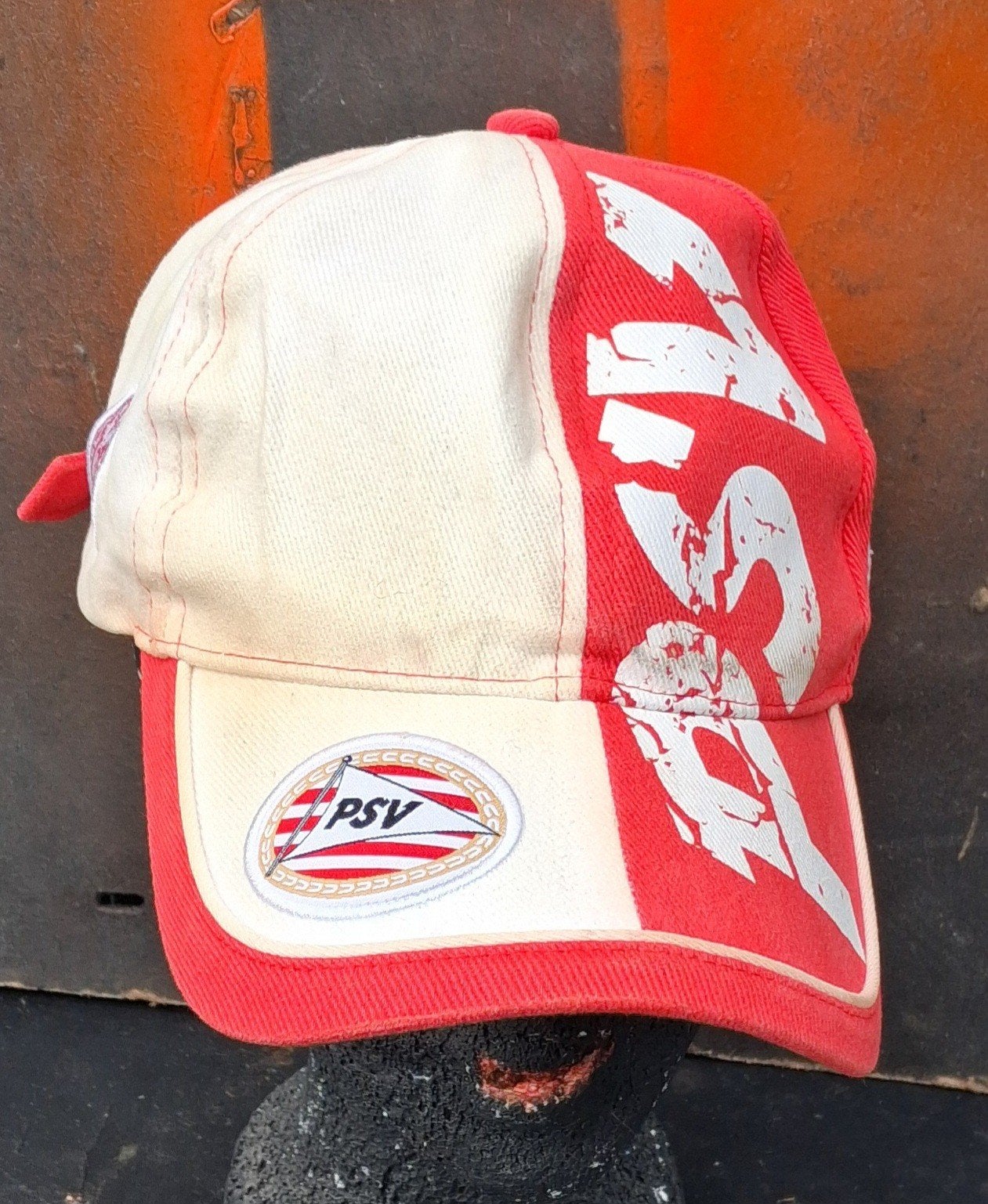 PSV.  Cap. Vintage.  Collectors item., Verzamelen, Ophalen, Gebruikt, PSV, Pet of Muts
