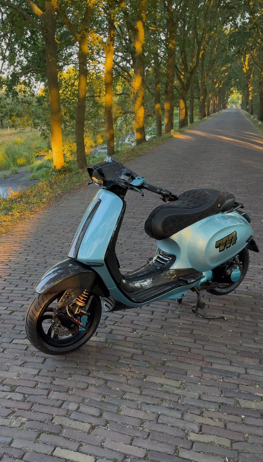 Indostyle Vespa Sprint 150cc, Fietsen en Brommers, Ophalen, Overige modellen, Maximaal 45 km/u, Zo goed als nieuw