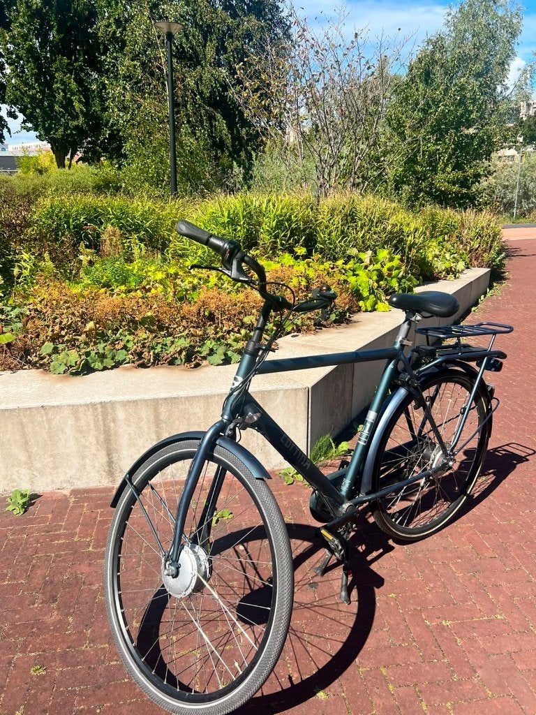 Cortina E-U1 Elektrische Fiets - 28 inch, 60cm framе', Gebruikt, 57 tot 61 cm, Trommelrem, Ophalen