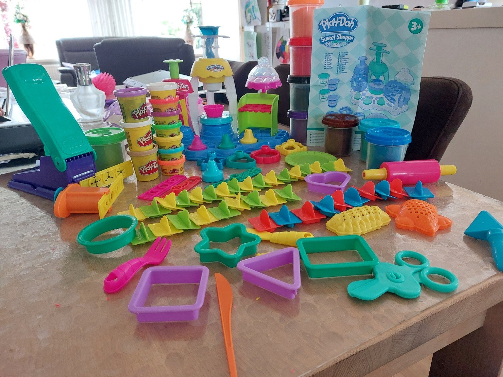 Grote Play-Doh set met Sweet Shoppe en veel accessoires, Ophalen, Gebruikt, Jongen of Meisje