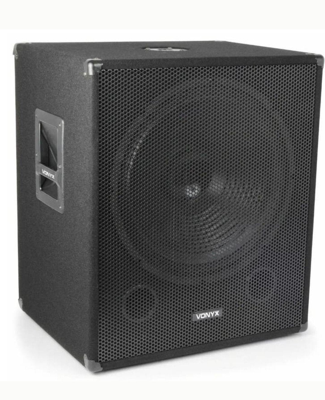 2x Vonyx SMWA18 1000W actieve subwoofer, Gebruikt, Subwoofer, Geschikt voor surround/home cinema, Ophalen
