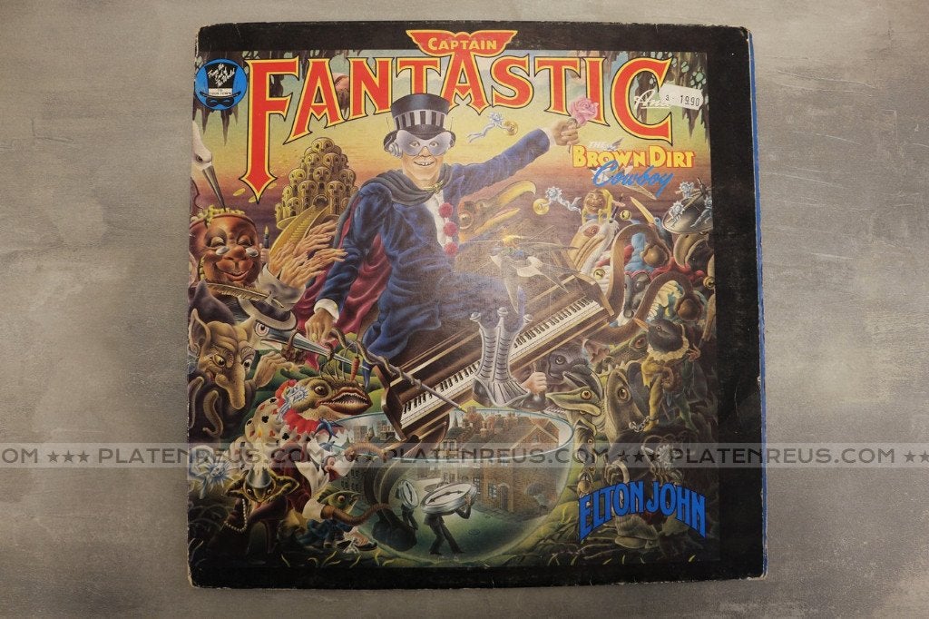 LP Elton John Captain Fantastic & The Brown Dirt Cowboy 3917, LP, Gebruikt, Ophalen of Verzenden, Inclusief binnenhoes