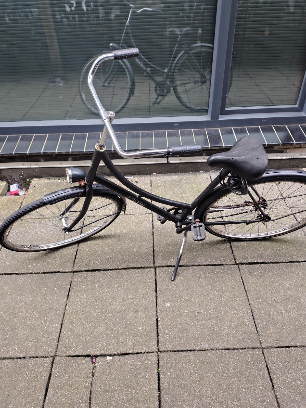 Zwarte stadsfiets - Gebruikt, Ophalen, Terugtraprem, Gebruikt, Onbekend