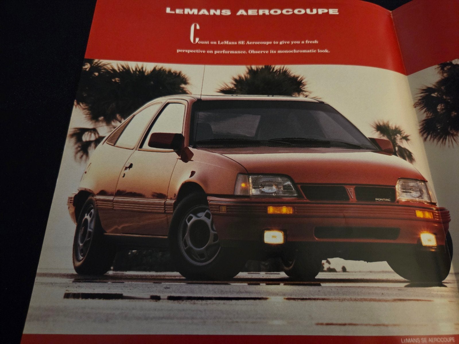 Brochure Pontiac LeMans 1992, Ophalen of Verzenden, Zo goed als nieuw, Overige merken