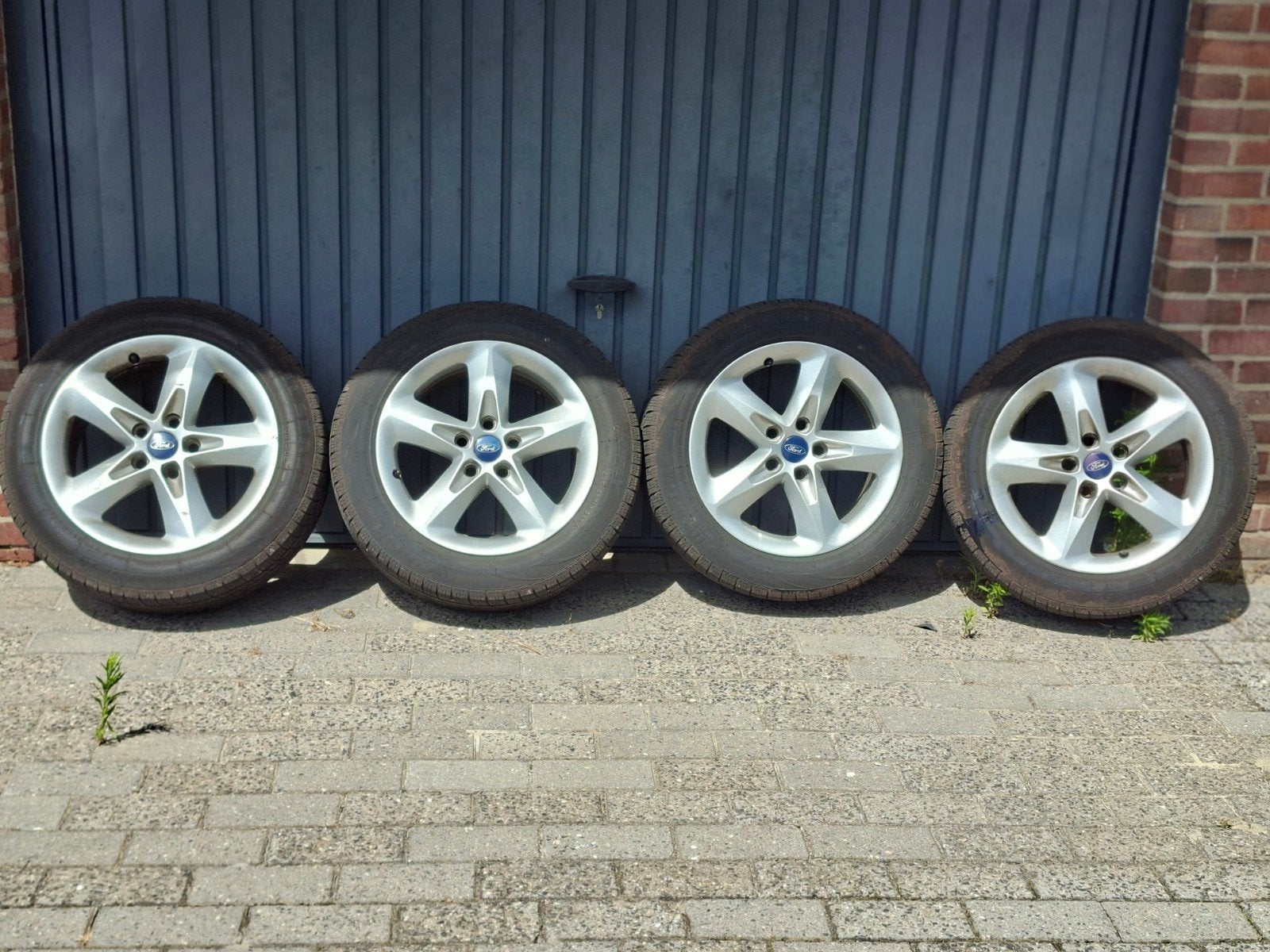 Ford 16 inch velgen met All Season banden, Gebruikt, 16 inch, Banden en Velgen, All Season