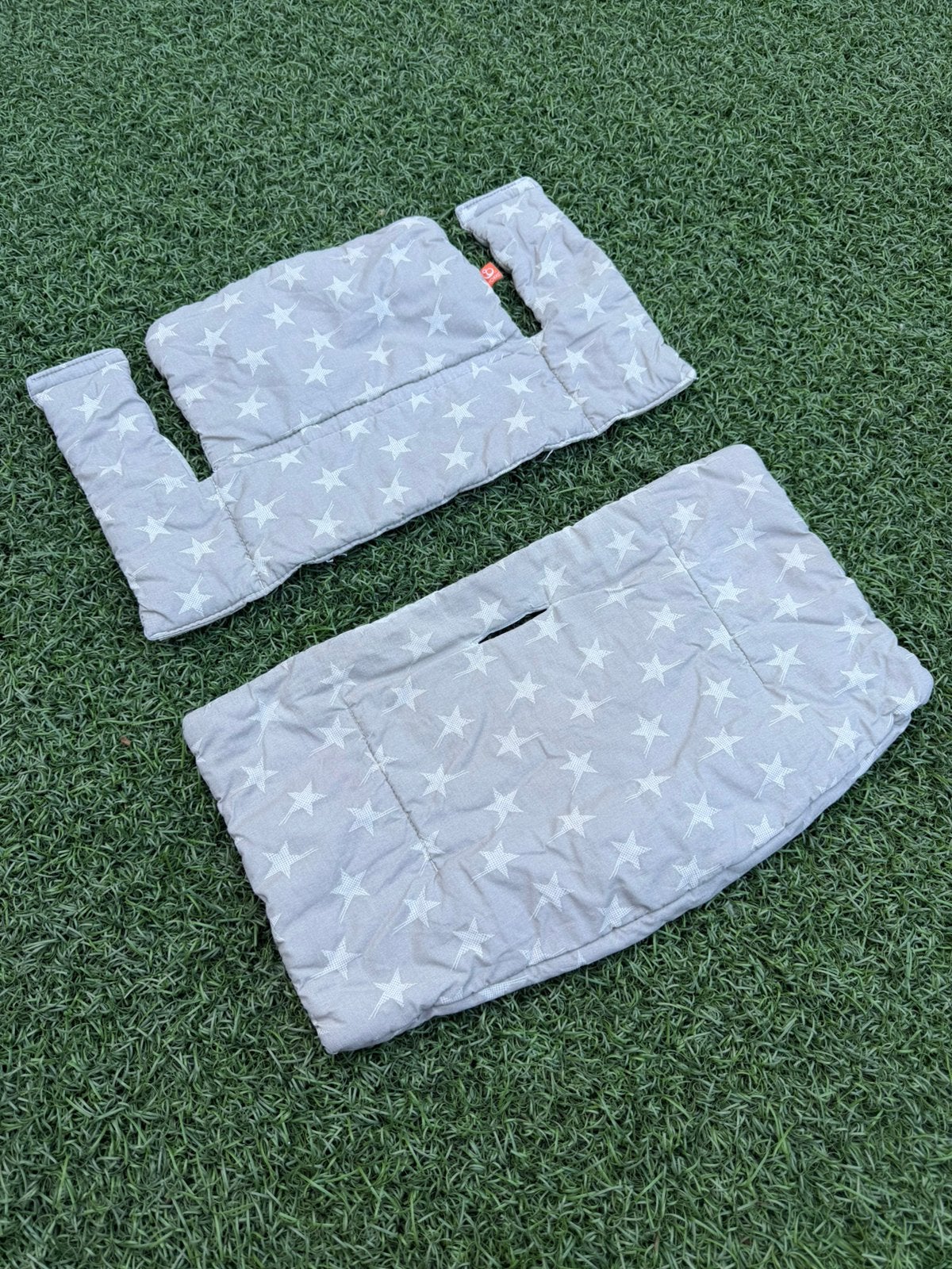 Stokke kussenset met patroon, Ophalen of Verzenden, Gebruikt, Meegroeistoel