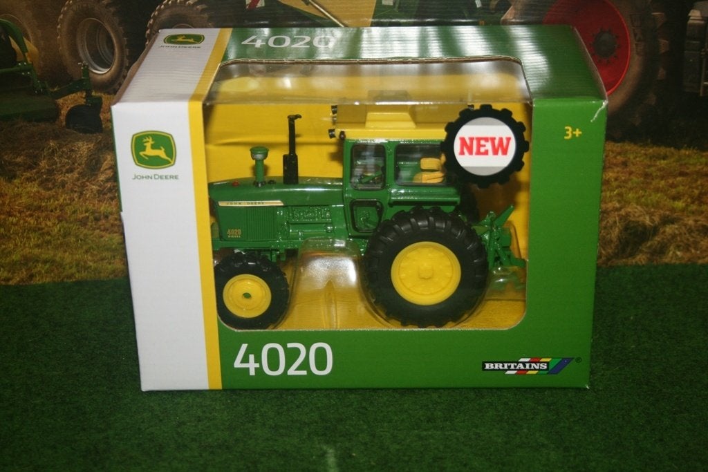 Boeryes: John Deere 4wd 4020 van Britains, Ophalen of Verzenden, Nieuw, Tractor of Landbouw, Britains