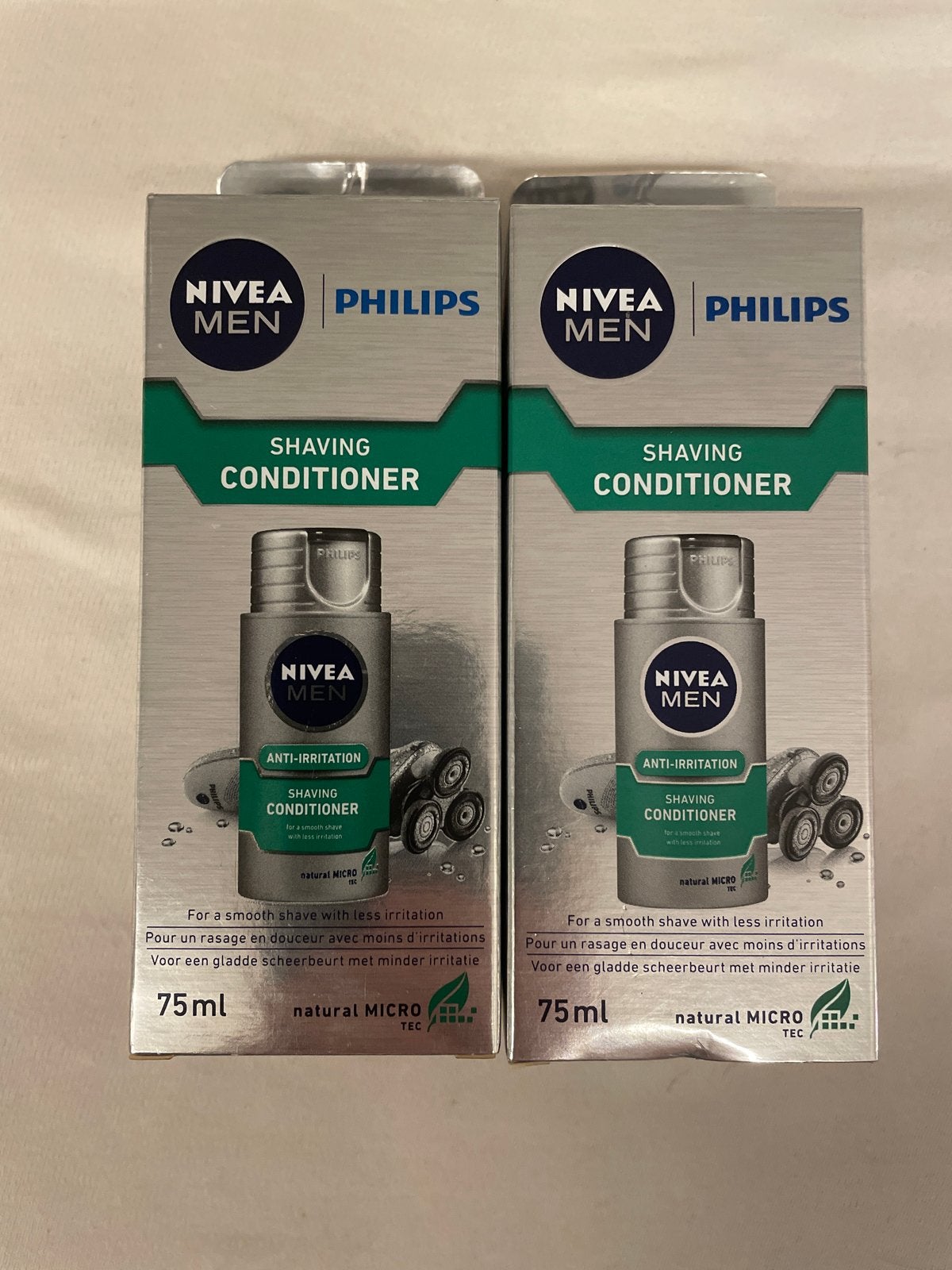 Nivea Men Philips Shaving Conditioner - 2x 75ml, Ophalen of Verzenden, Nieuw, Overige typen