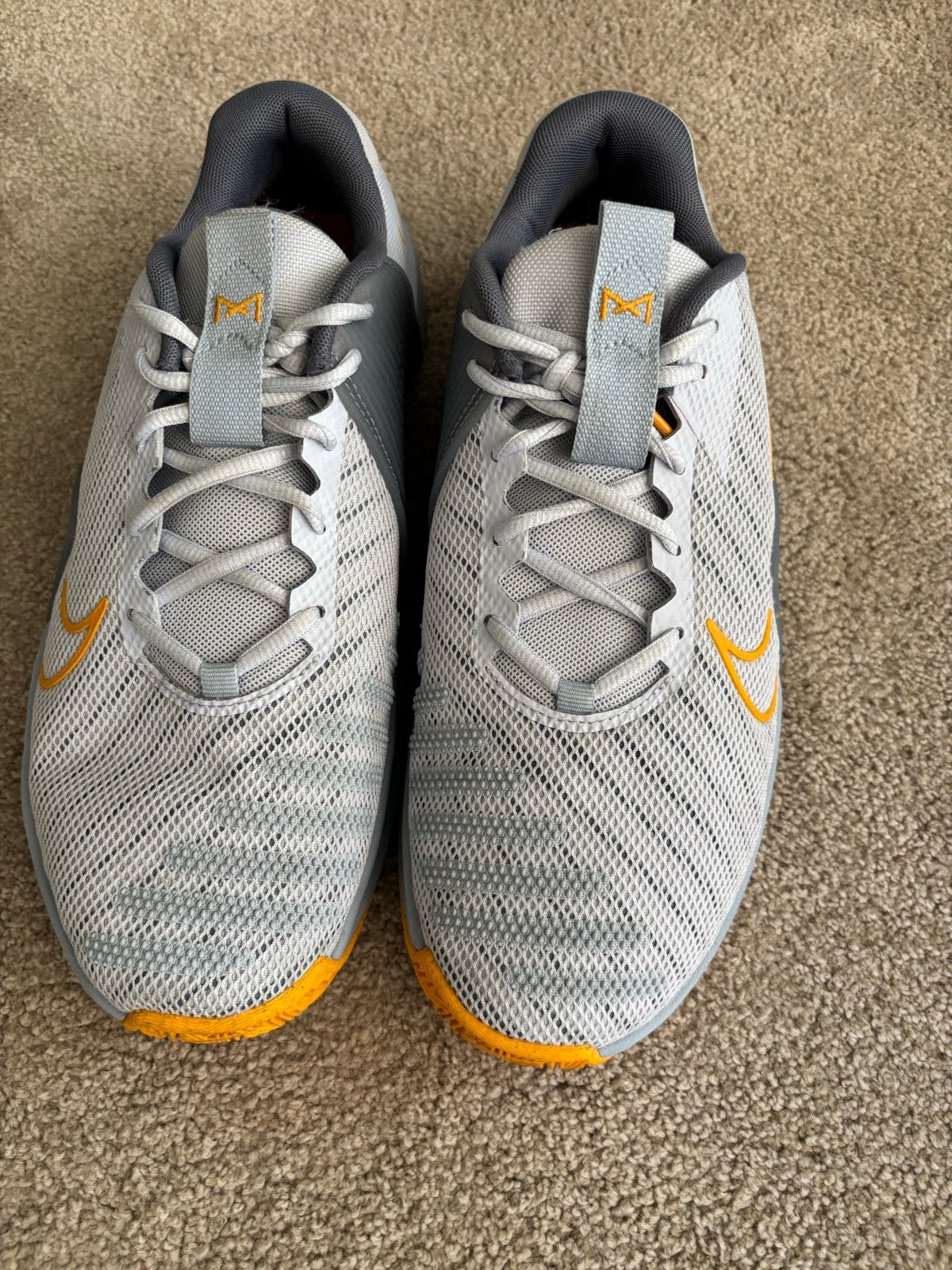 Nike Metcon 7 crossfit fitness  Grijs/Oranje mt45, Ophalen of Verzenden, Gedragen, Overige kleuren, Sneakers of Gympen