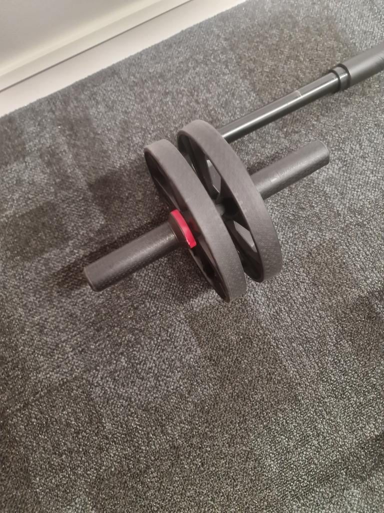 Complete Fitness Set: Halters, Stangen, Ab Roller & Meer, Ophalen of Verzenden