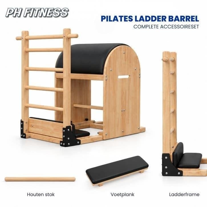 PH Fitness Pilates Ladder Barrel - Studio Training, Support@phfitness.nl, Nieuw, Ophalen of Verzenden, Zurichstraat 20, 6135 LP Sittard, Nederland