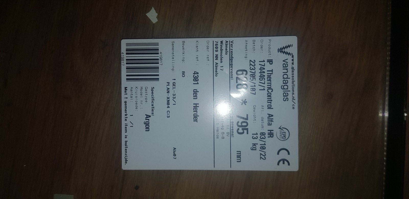 glas 628 × 795 mm IP ThermControl Alfa HR

Verzendgegevens:, Minder dan 80 cm, Minder dan 80 cm, Nieuw, Ophalen of Verzenden