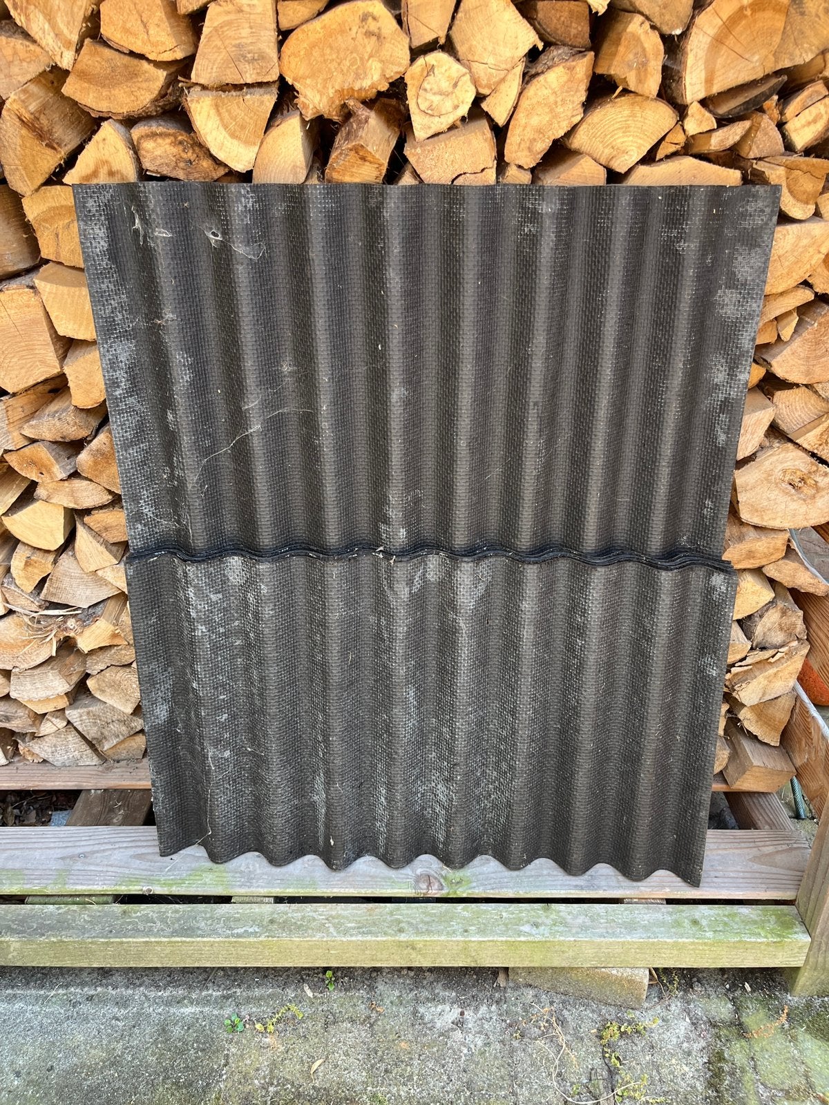 Bitumen golfplaten zwart ( ongebruikt), Ophalen, Overige materialen, Zwart, Zo goed als nieuw