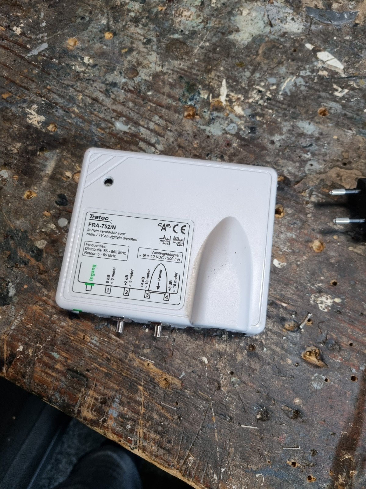 Antenneversterker tratec, Ophalen