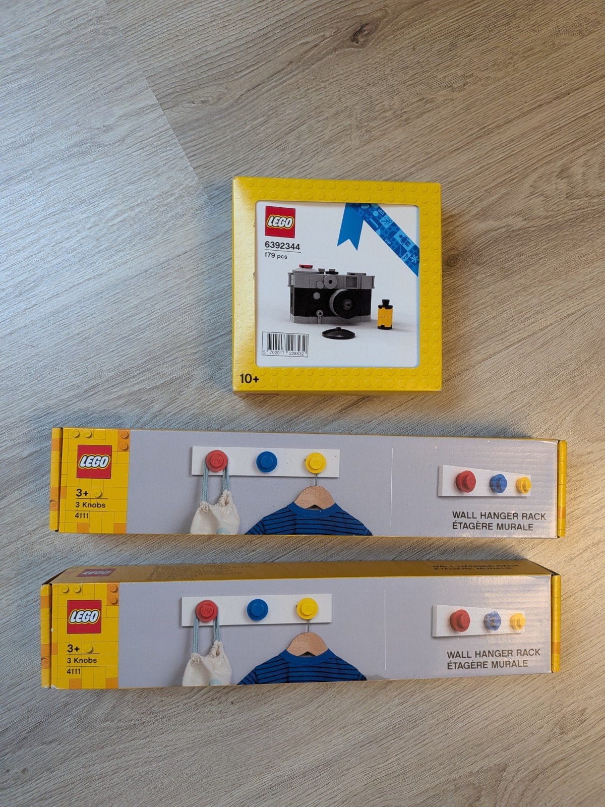 Nieuwe LEGO VIP Vintage Camera & 2x Muurkapstok (Wall Hanger, Ophalen of Verzenden