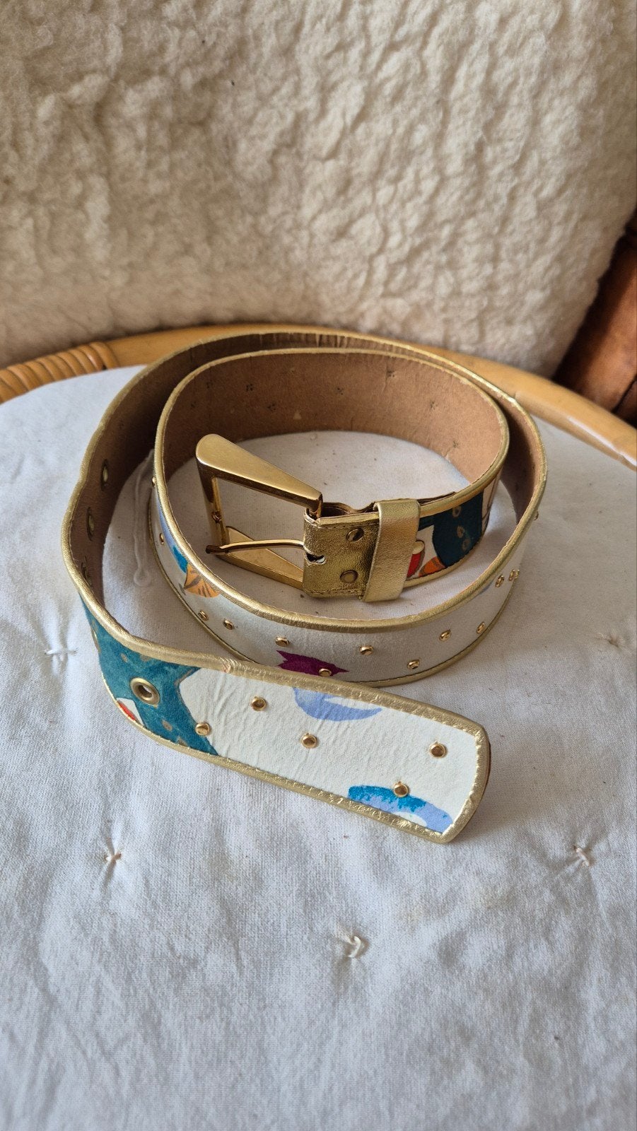 Louis Féraud leren centuur vintage mooie, Kleding | Dames, Overige kleuren, Echt leder, Louis Féraud, Ophalen of Verzenden