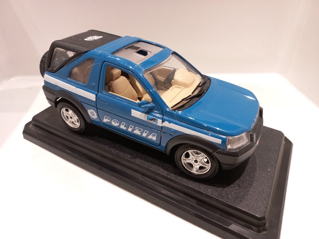 Land Rover Polizia Bburago 1:24 modelauto 125, Hobby en Vrije tijd, Ophalen of Verzenden, Gebruikt, Auto, Bburago
