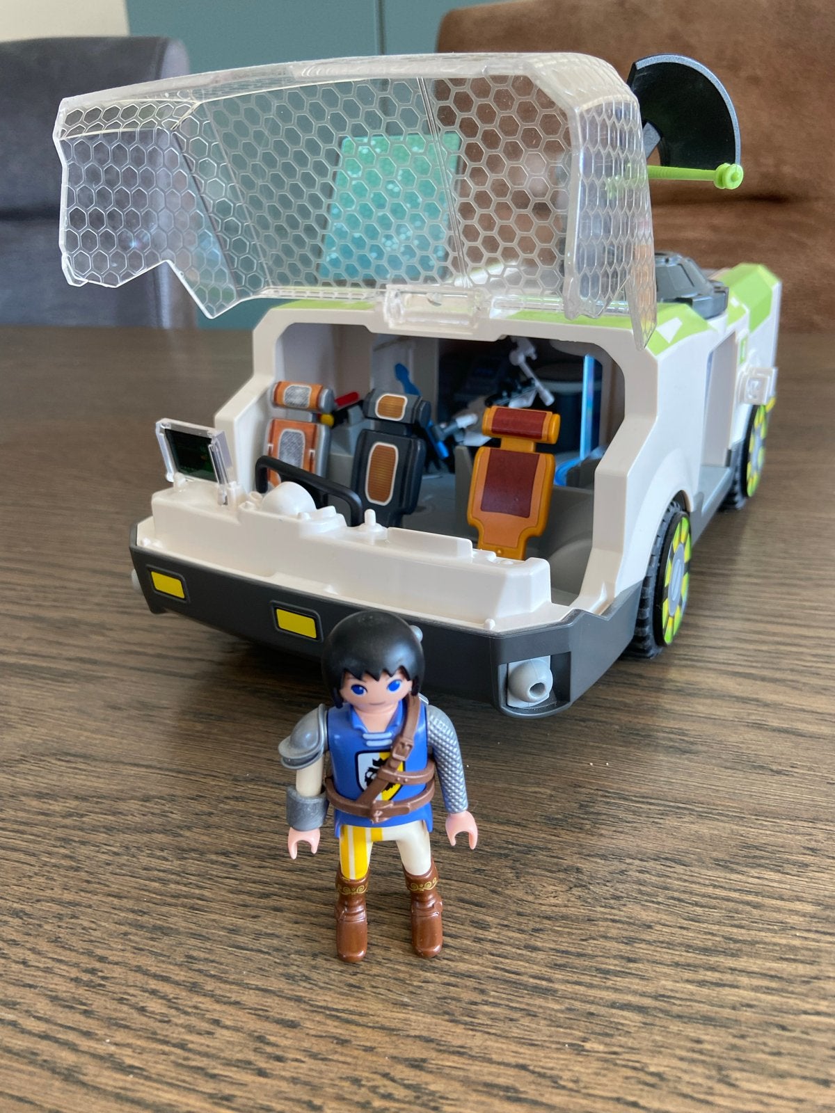 Playmobil Ruimtevoertuig met Ridderfiguur, Kinderen en Baby's, Speelgoed | Playmobil, Ophalen of Verzenden, Zo goed als nieuw